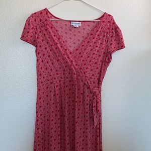 Motherhood maternity patterned dress size medium